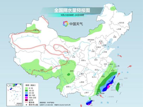 华南强降雨连连广东海南等地或现大暴雨 南方大部炎热缓解