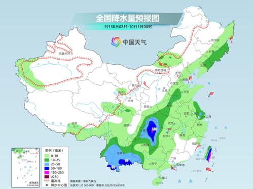 局地降温超12℃！强冷空气深入影响我国 雨带横跨西南至华北